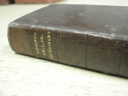 Francia-angol/angol-francia szótár 1836