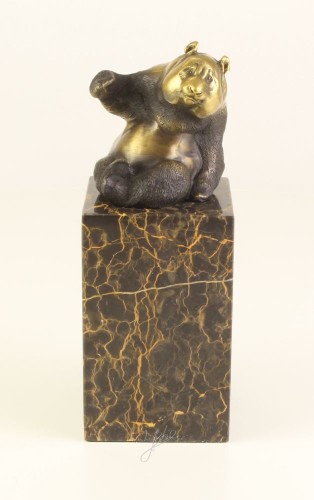 bronz szobor panda FA-62