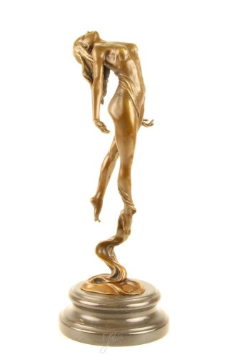 bronz szobor táncsosnő FA-6