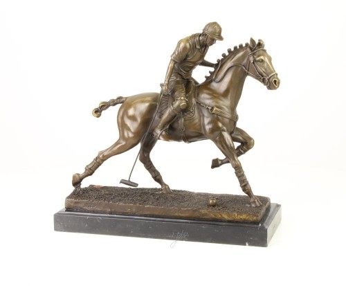 bronz szobor póló játékos ló VG-47