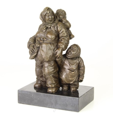 bronz anya gyermekekkel UP-71