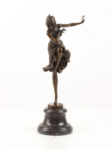 bronz szobor táncos nő DC-10