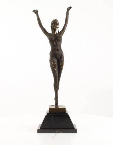 bronz szobor nő “dourga” DC-20