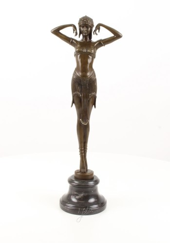 bronz szobor táncos nő DC-9