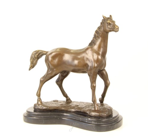 bronz szobor ló BR-122