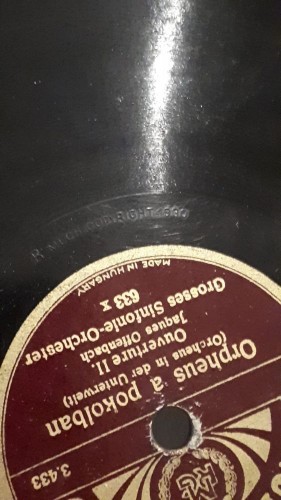 1930-1960 közötti gramofon lemezek